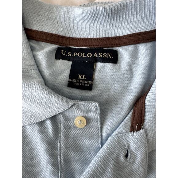 Nwt Polo Ralph Lauren Big Pony Short Sleeve Shirt Light Blue Men’s XL - Picture 5 of 9